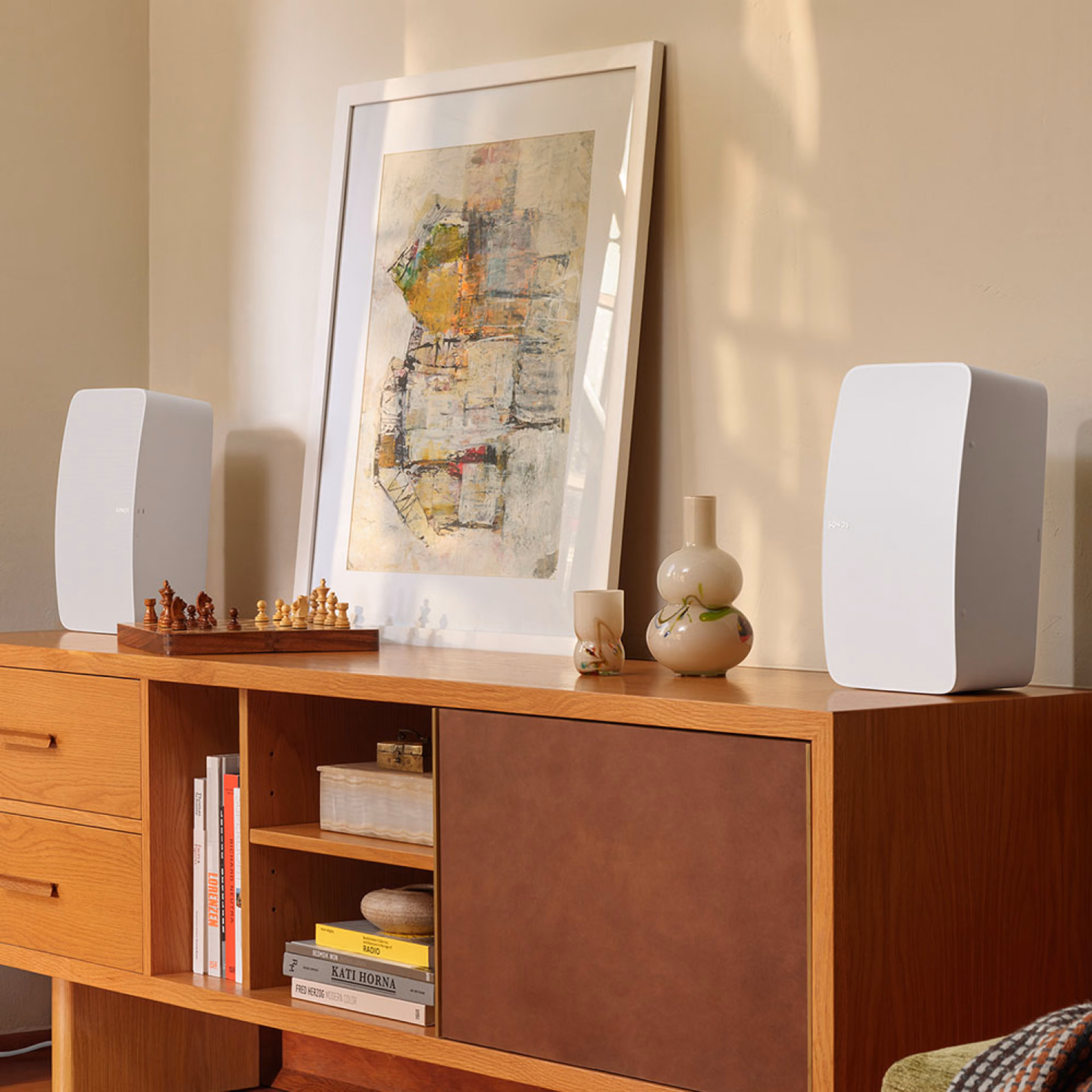 Sonos speakers in woonkamer